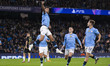 Matheus Nunes #27 of Manchester City F.C. celebrates his goal during the UEFA Champions Le...