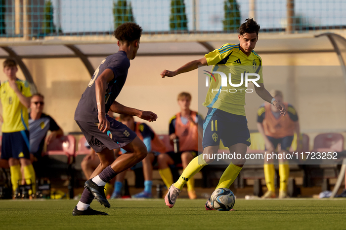 Sweden v England Under-17 Championship UEFA Qualifying 2025 