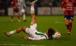 Antonio Casas of Cordoba CF is in action during the Copa del Rey 2024-2025 match between U...