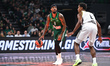 Lorenzo Brown of Panathinaikos AKTOR Athens plays during the Euroleague, Round 6 match bet...