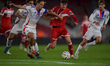 Ajax Matthews of Middlesbrough plays during the Premier League International Cup match bet...