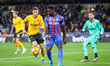 Eddie Nketiah of Crystal Palace is in attacking action during the Premier League match bet...