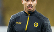 #5, Mario Lemina of Wolves warms up during the Premier League match between Wolverhampton...