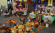 A traditional offering on the occasion of the Day of the Dead is seen at the Tlalpan Histo...