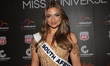 Miss South Africa Mia le Roux attends the red carpet for the Miss Universe Catrinas Gala a...