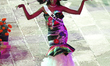 Miss Namibia Prisca Anyolo walks on the runway during the Miss Universe Catrinas Gala at A...