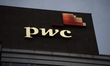 Signage is pictured in Warsaw, Poland, on November 3, 2024. 