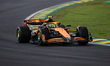 Lando Norris of the McLaren F1 Team drives the MCL38 during the Formula 1 Grand Prix of Br...