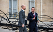 Sebastien Lecornu, Minister of the Armed Forces, and Jean-Noel Barrot, Minister of Foreign...