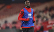Yacou Traore warms up during the Premier League International Cup match between Middlesbro...