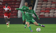 Shio Fukuda of Borussia Monchengladbach is in action during the Premier League Internation...