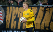 Mateusz Kowalczyk participates in the game between KS Cracovia and GKS Katowice in Krakow,...