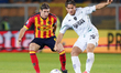 Lorenzo Colombo of Empoli FC is in action during the Serie A match between US Lecce and Em...