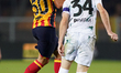 Santiago Pierotti of US Lecce is in action during the Serie A match between US Lecce and E...
