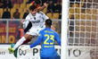 Nikola Krstovic of US Lecce is in action during the Serie A match between US Lecce and Emp...