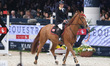 Arnaldo Bologni rides D Mark 2 during the CSI5*-W Longines FEI Jumping World Cup 2024 Gran...