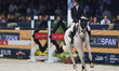 Sophie Hinners rides Iron Dames my Prius during the CSI5*-W Longines FEI Jumping World Cup...