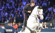Emanuele Gaudiano rides Chalou Love PS during the CSI5*-W Longines FEI Jumping World Cup 2...