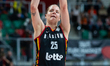 Becky Massey in action during the FIBA 2025 European Women's Basketball Championship Quali...