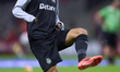Pedro Goncalves of Sporting CP warms up before the Liga Portugal Betclic match between SC...