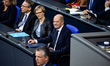 During a plenary session at the lower house of Parliament Bundestag in Berlin, Germany, on...