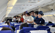 Passengers board an IndiGo Airlines flight at Thiruvananthapuram International Airport (Te...