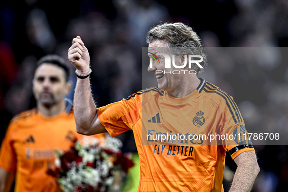 Real Madrid CF legend player Steve McManaman participates in the match between Ajax Legends and Real Madrid Legends at the Johan Cruijff Are... by EYE4images/NurPhoto