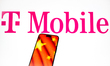 The T-Mobile logo and a Chinese flag are seen in this illustration photo taken in Warsaw,...
