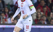 Piotr Zielinski of Poland is in action during the UEFA Nations League 2024/25 League A Gro...