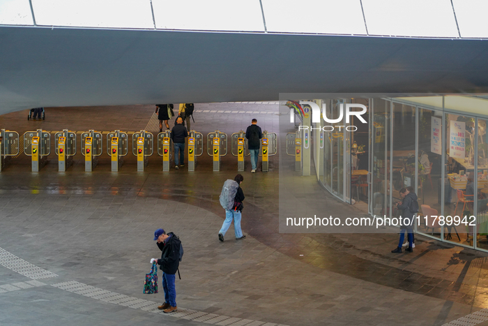 Everyday Life At Arnhem Central Station, Netherland