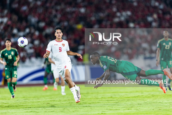 Rafael Struick of Indonesia plays during the FIFA World Cup Asian 3rd Qualifier Group C match against Saudi Arabia at Gelora Bung Karno Stad... by Garry Lotulung/NurPhoto