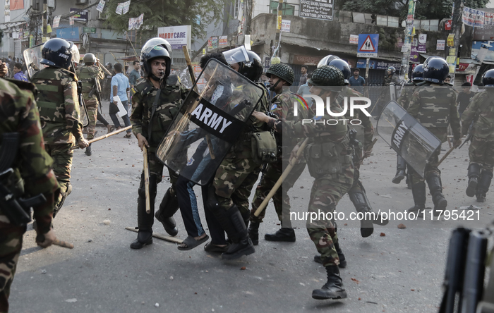 Student Clash In Dhaka 