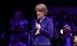 France's Minister of Education Anne Genetet delivers a speech during the 106th session of...