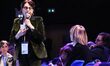 CEO of the Nexity real estate group, Veronique Bedague, delivers a speech in front of Fren...