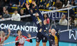 Konstantin Abaev of Rana Verona sets during the match between Rana Verona and Gas Sales Bl...