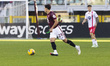 Samuele Ricci plays during the Serie A match between Torino FC and AC Monza in Torino, Ita...