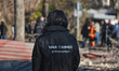 A war crimes prosecutor examines the consequences of a Russian missile attack in central O...