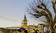 People attend the Annual Christmas Market in Lindau am Bodensee, Lake Constance, Bavaria,...