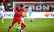 FC Twente defender Mees Hilgers and Union SG forward Franjo Ivanovic play during the match...