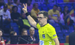 Brkic Radojko is in action during the Romania vs. Czechia match at the Women's EHF EURO 20...