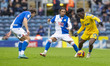 Degnand Wilfried Gnonto #29 of Leeds is in action during the Sky Bet Championship match be...