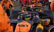 Oscar Piastri of Australia drives the (81) McLaren F1 Team MCL38 Mercedes during the Formu...