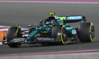 Spanish Formula One driver Fernando Alonso of Aston Martin competes during the Formula 1 G...