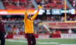 Minnesota head coach P.J. Fleck looks on as his Golden Gophers take on the Wisconsin Badge...