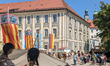 In Neuburg an der Donau, Germany, on July 9, 2023, the city hosts a grand historical parad...