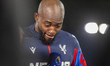 Jean-Philippe Mateta of Crystal Palace takes his press conference with Amazon Video after...