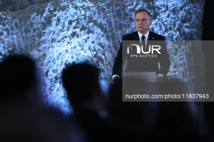 President Andrzej Duda During The Celebration Of Saint Barbara's Day In Wieliczka
