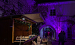 The historic center of Abensberg, Bavaria, Germany, on December 5, 2024, becomes a festive...