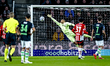 FC Twente midfielder Sem Steijn scores the 0-1 during the match between PSV and Twente at...