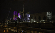 Preparations for the reopening ceremonies of Notre Dame Cathedral in Paris, France, on Dec...